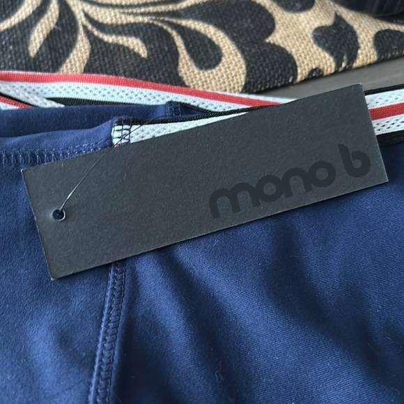 - Mono B Navy Blue Leggings - Size Small New - Picture 7 of 7